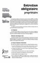 Entretien preventif obligatoire