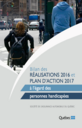 Bilan des réalisations 2016 et plan d’action 2017 à l’égard des personnes handicapées