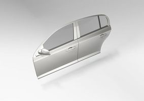 Illustration des portes avant et arrière gauches d'une automobile