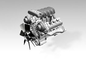 Illustration d'un moteur de camion ou de camionnette