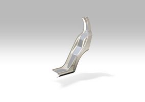 Illustration d'un pied arrière d'automobile