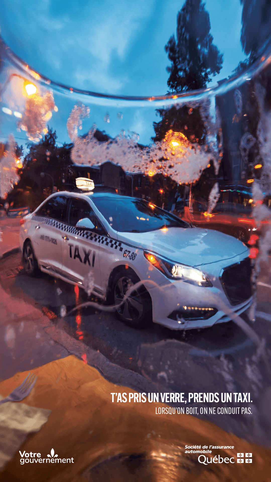 Don’t drink and drive!” and “No drugs and driving!