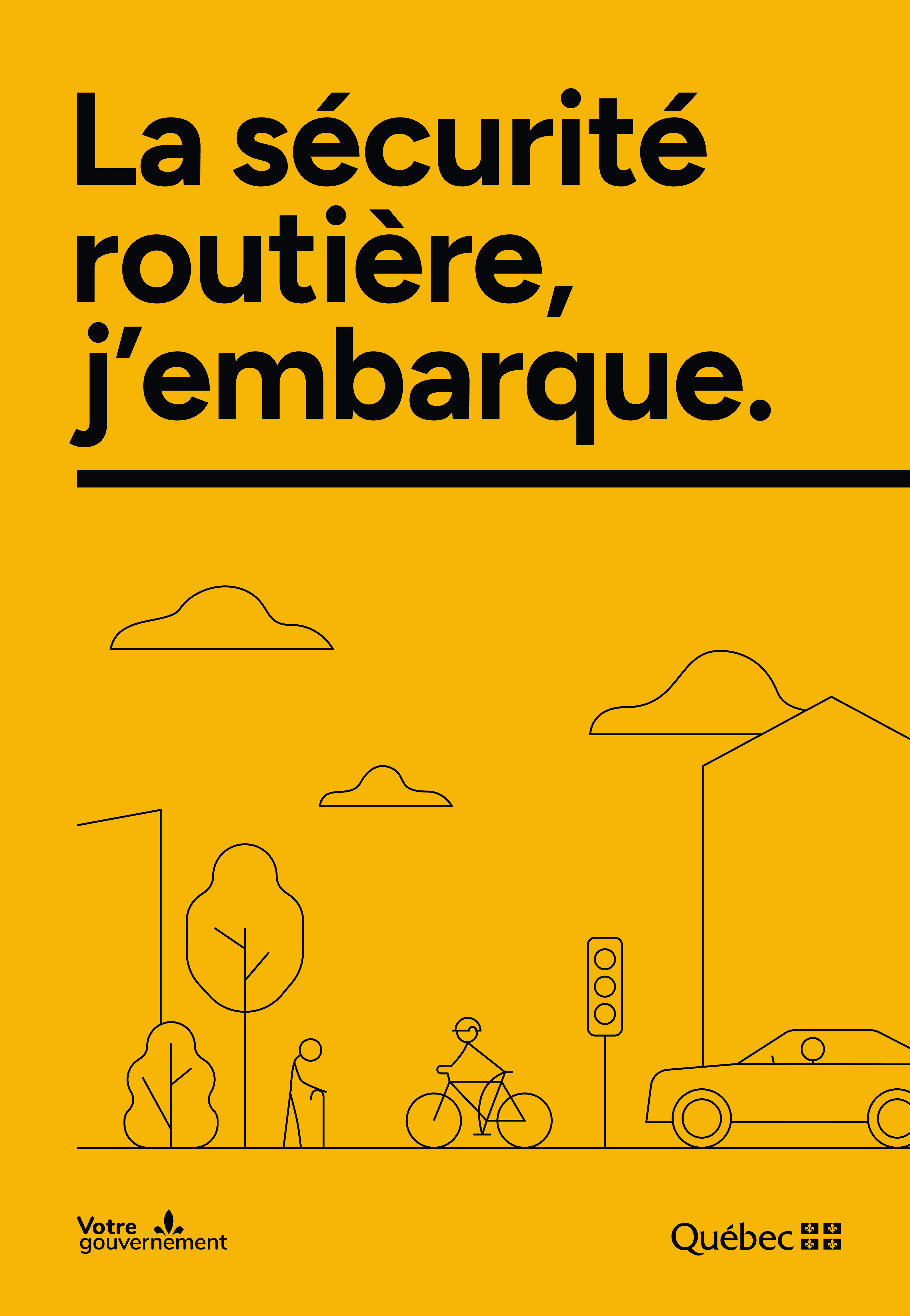 Plan d’action en sécurité routière 2023 2028 – La sécurité routière, j’embarque.