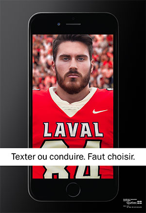 Posters:«Texter ou conduire. Faut choisir»