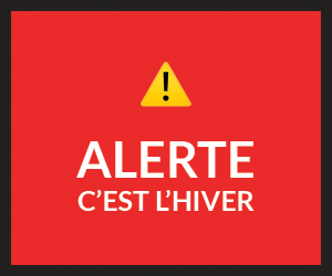 Alerte c'est l'hiver ! Ralentis. Un message de la Société de l'assurance automobile du Québec.