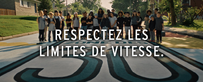 Campagne Vitesse 2023 : respectez les limites de vitesse.